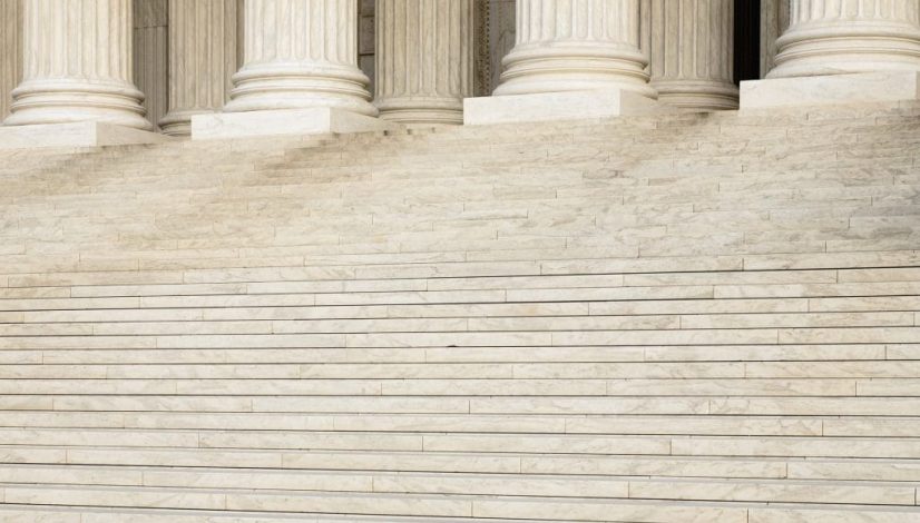 Courthouse steps representing appeal